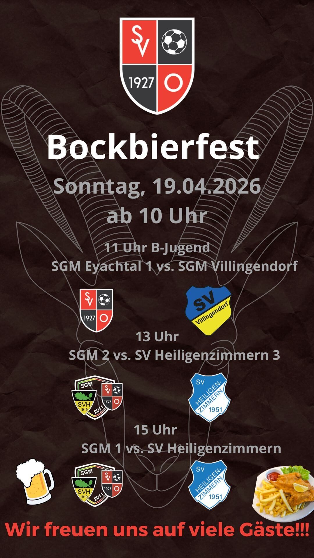 SVO Bockbierfest – Sonntag 19.04.2026